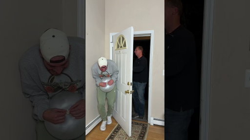 squeaky door prank on my dad 😂 #Shorts