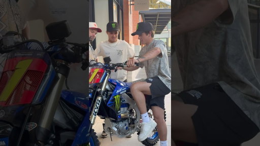 Haiden Deegan teaching Lando Norris burnout 101 🫡