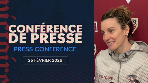 Laura Stacey s’adresse aux médias à l'entraînement - 25 février 2026