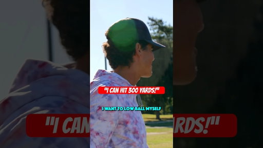 “I can hit 309 yards!”
