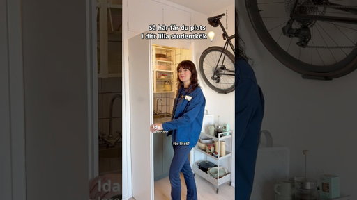 Tips för mer plats i det pyttelilla köket 🤝 #IKEA #IKEASverige #IköketmedIKEA