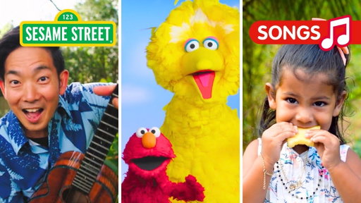 Elmo & Big Bird Sing Sunny Days: Hawaiian Style! | Sesame Street Songs