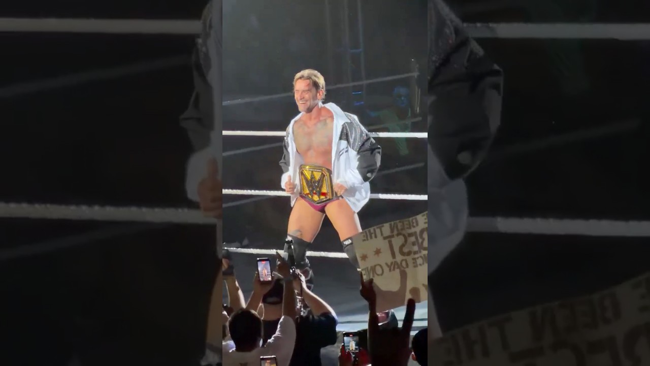 CM Punk showing off his new physique!