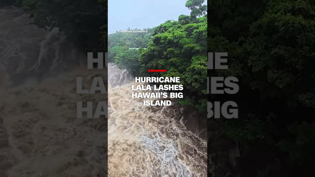 Hurricane Lala lashes Hawaii’s Big Island