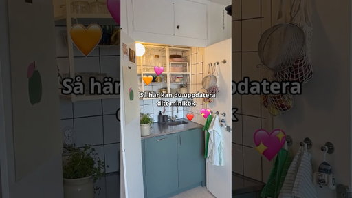 Enkla sätt att förnya ditt minikök ✅ #IKEA #IKEASverige #IköketmedIKEA