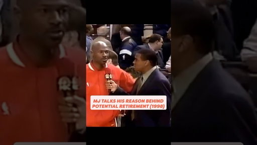 MJ talks his reason behind potential retirement #MichaelJordan #Retirement #Lebron #LebronJames