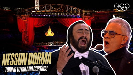 Luciano Pavarotti and Andrea Bocelli 🇮🇹 Nessun Dorma Live at the Olympic Opening Ceremonies 🎶