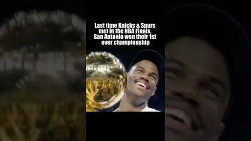 1999 NBA Finals: Spurs Defeat Knicks For First Ever Championship! #shorts