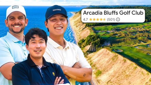 We played a TOP RANKED course in USA