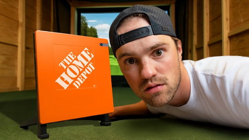 I Built a Golf Simulator With Only Home Depot Items