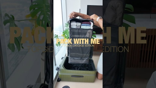 Pack With Me Using Away's New Topside Luggage | Travel Packing 2026