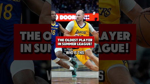 Meet the OLDEST Player in Summer League! 🏀 #nba #basketball #shorts