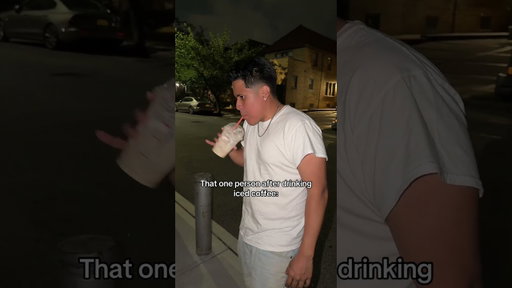 That one person after drinking iced coffee 🤣