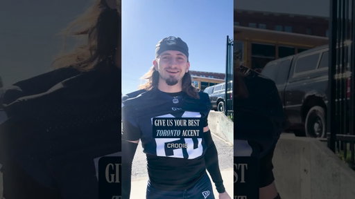 We asked the Toronto Argos to give us their best Toronto accent 🤣
