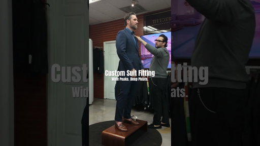 Custom Suit Fittings are always a good time.