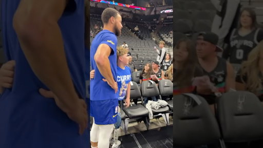 Wholesome moment between Stephen and Warriors Fan | #shorts
