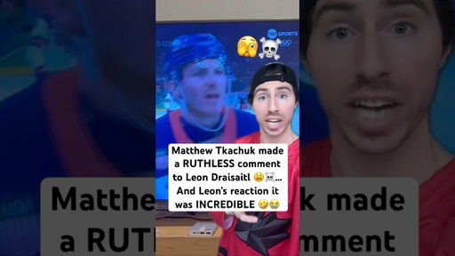 Matthew Tkachuk dropped a RUTHLESS chirp on Leon Draisaitl 🫣☠️🇺🇸🇩🇪