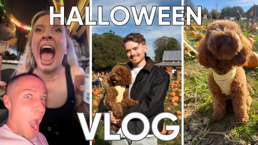 Tulleys Scare Farm, wholesome pumpkin patch, and TERROR - HILARIOUS vlog 😭