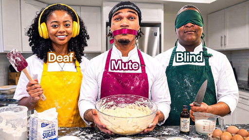 BLIND DEAF MUTE Challenge ft. Wardrobe & Skai Jackson!