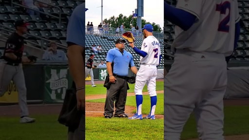 Mid Game Convos with an umpire 🫡 #baseball