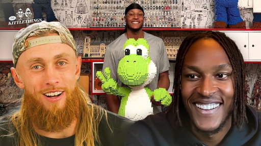 George Kittle Is BLOWN AWAY By Myles Tuner's Rare LEGO Collection!
