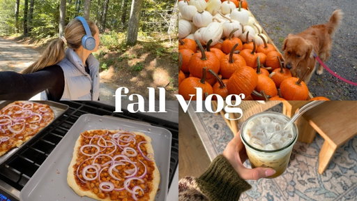 cozy fall vlog | recipes, home decor shopping, rainy days