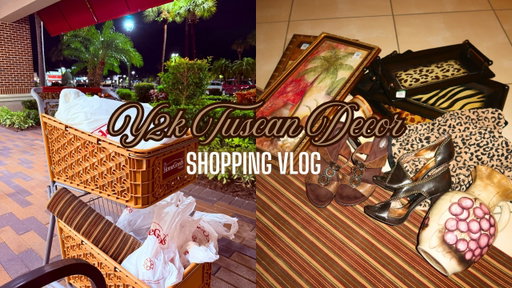SHOP WITH ME FOR TUSCAN HOME DECOR | Goodwill + HomeGoods!