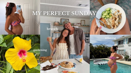 spend the perfect Sunday with me: hosting brunch, church, gardening, and relaxing