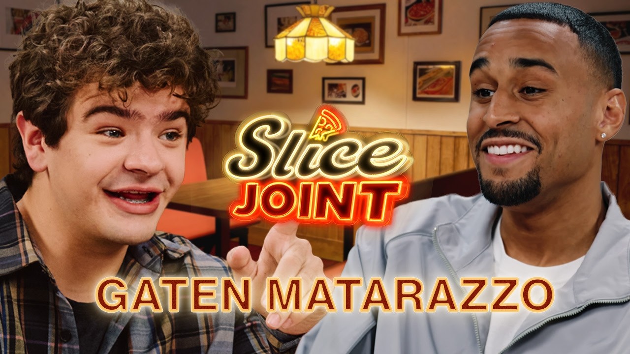 Gaten Matarazzo Ranks Stoner Comedies While Eating Pizza | Slice Joint