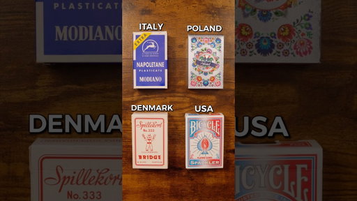 Shuffling Playing Cards From Around The World! 😮 #shorts #fyp #viralvid #world #shuffles #cards