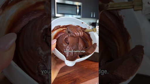 2 Ingredient healthy fudge #recipe #viralrecipe #healthyrecipes