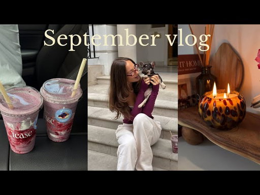 HELLO SEPTEMBER!! home sense haul| decorating for autumn | launch of my new smoothie!!!