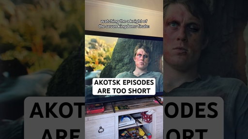 I love akotsk but that finale felt so short #akotsk #dunkandegg #georgerrmartin