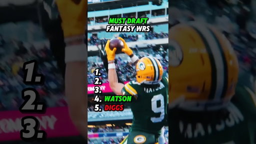 MUST DRAFT Wide Receivers in Fantasy Football ✅🚀