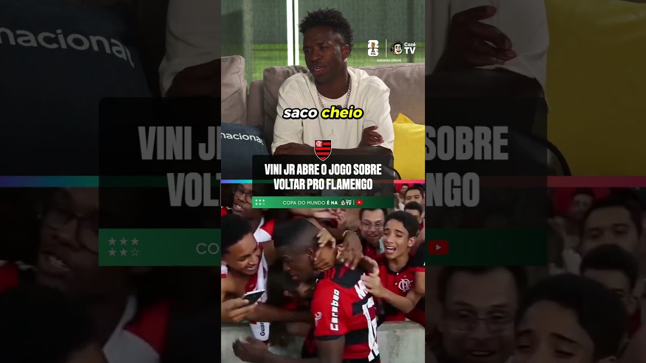 VINI JR VAI VOLTAR PRO FLAMENGO? 🤯🔴⚫