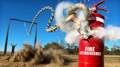 Our Giant Chain Whip Is SCARY POWERFUL