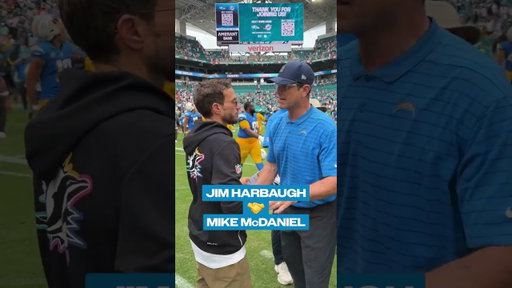 harbaugh & mcdaniel postgame 🤝