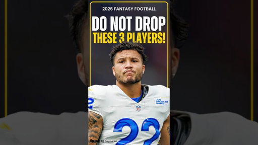 3 Players You WILL REGRET Dropping After Week 1 in Fantasy Football! #shorts