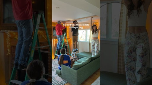 i dreamed up having cottage core beams, and my dad helped me diy them! I love them! #diy #carpentry