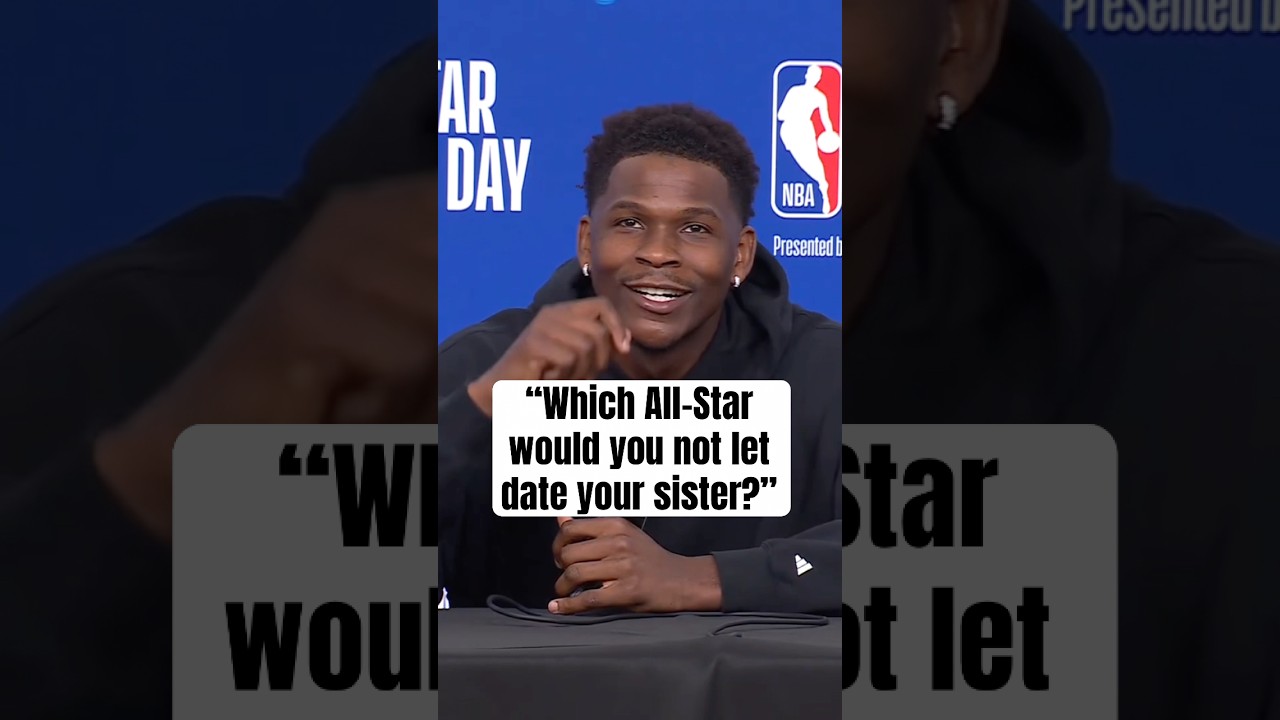 The all-star Ant wouldn't let date his sister 😅