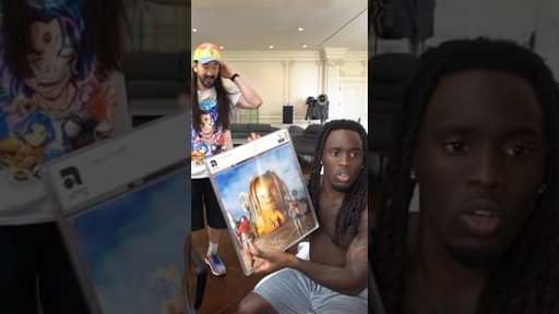 Steve Aoki gifts Kai Cenat a AMG  Travis Scott “Astroworld” Vinyl #steveaoki #kaicenat #travisscott