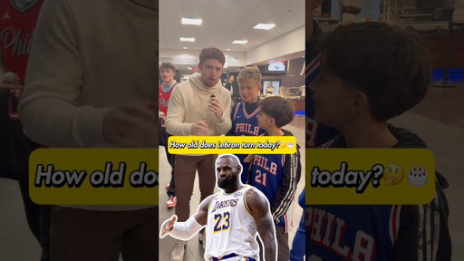 How old does LeBron turn today?🤔