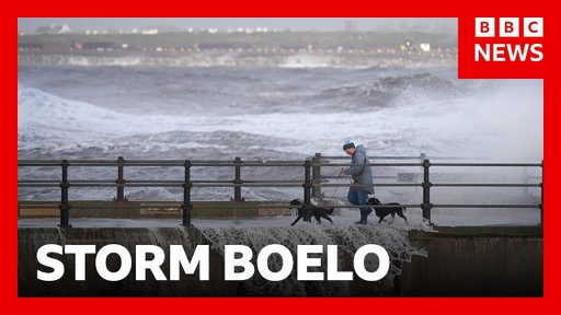 Storm Boelo clean-up begins as thousands left without power in UK | BBC News