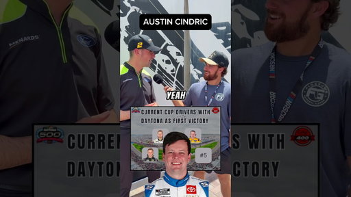 Austin almost forgot himself 😅 #espn #nascar #daytona #austincindric #automobile #autoracing