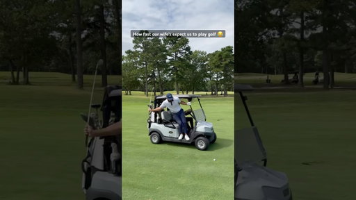 Is this the fastest round of golf ever? 😳 #shorts #golf