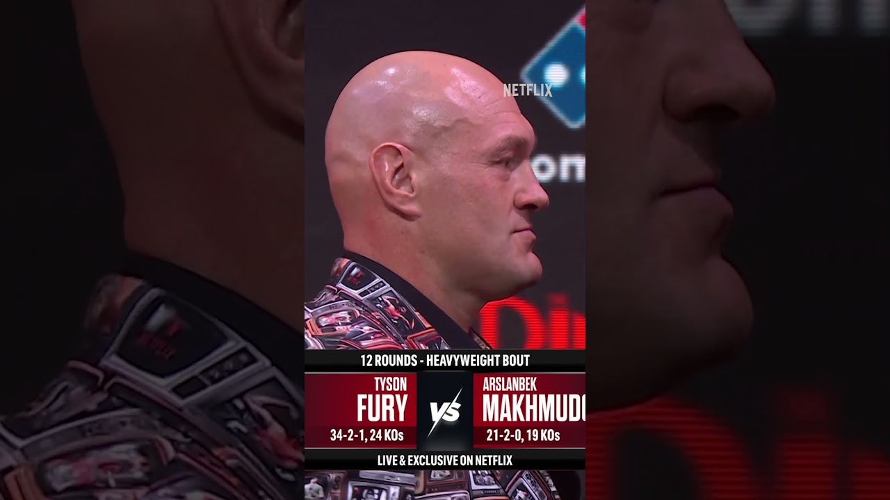 Tyson Fury and Arslanbek Makhmudov FACE OFF
