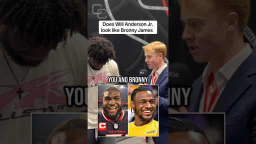 Does Will Anderson Jr. look like Bronny James 😂 #shorts