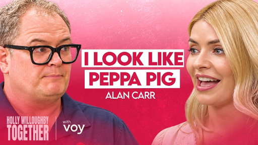 Holly and Alan Carr Show Off Their Bums!!