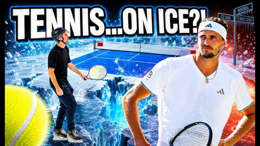 ICE TENNIS with Alexander ZVEREV 🧊🎾