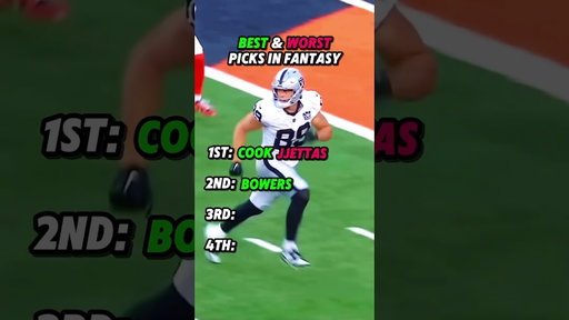 BEST & WORST Picks in Every Round of Fantasy Football 🚀